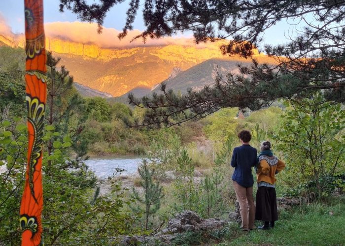 Une vue magnifique sur les montagnes du Vercors