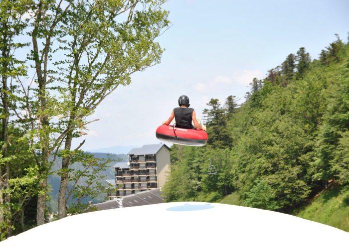 Un saut en Air Bag Jump